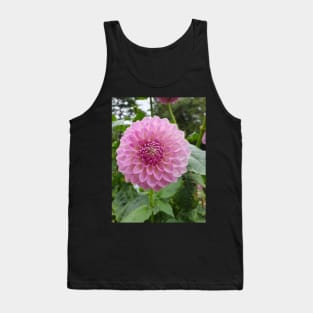 Rainy Pink Dahlia 2 Tank Top